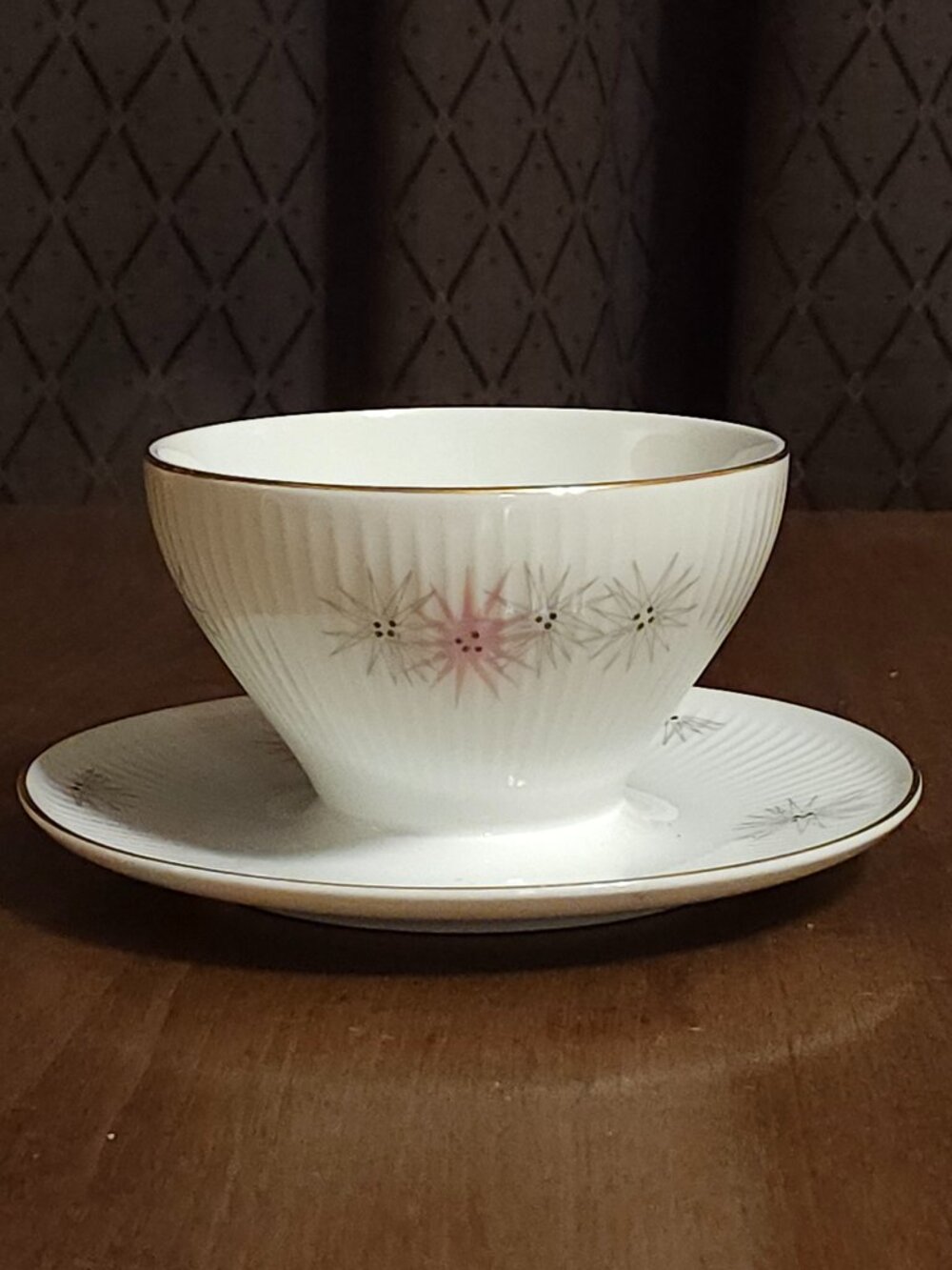 Retro Mid Century Modern Thomas GRAVY BOAT Atomic Stars Germany Starburst